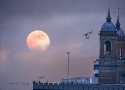 Moon Rise over the Thames